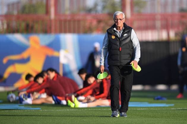 Head coach Marcello Lippi of Chinese national men s football team takes part in a training session for the AFC Asian Cup quarterfinal match against Iran during the 2019 AFC Asian Cup in Abu Dhabi, United Arab Emirates, 22 January 2019. For China, there has been a renewed optimism about what s yet to come at the Asian Cup after they won their first knockout game in a major tournament in 15 years, yet the much-anticipated quarter-final clash with three-time champions Iran will be their stiffest test. The 2-1 victory over a limited Thailand was a welcome respite for Marcello Lippi s side after their 2-0 reverse at the hands of South Korea, but there was little convincing about it beyond the viable option Xiao Zhi offers as plan B for Chinese attack. China were pinned back by the Thais and struggled to create chances in the first half of their game and it was not the first time China have underwhelmed before the break. Thailand, like Kyrgyzstan in the group opener, ought to have been out of sight, and China know they cannot expect Iran, Asia s top-ranked team to be as profligate when opportunities present themselves. It is to Lippi s credit that the issue has not been costlier so far, but the 70-year-old sent a warning to his players, saying they must stay fully focused from the first minute of each game. Chinese players have to improve psychologically. Sometimes they need to be much more focused and concentrated and pay more attention during the game, the Italian World Cup-winning coach observed. It s a psychological thing. And it s very important to have the same intensity and the same determination from the beginning of the game, he added. Marcello Lippi calls on China to overcome slow starts ahead of Iran showdown 20190122_71105