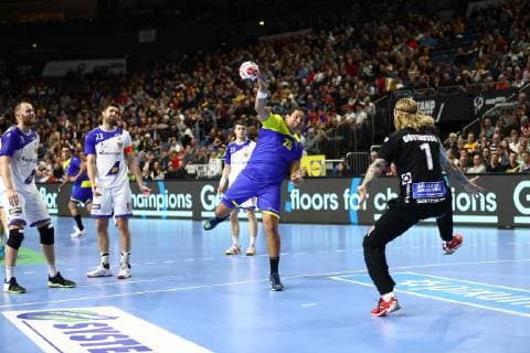 Vinicius Teixeira (Brasilien) frei vor Bjorgvin Pall Gustavsson (Island), Brasilien vs Island, IHF Maenner Handball Weltmeisterschaft, 23.01.2019 Fotograf Neis Eibner Brasilien vs Island, IHF Maenner Handball Weltmeisterschaft, 23.01.2019 Köln Copyright: xEIBNER Alexander_Neisx EP_ANS