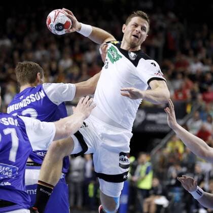 STROBEL Martin Team Deutschland Handball WM 2019 Hauptrunde Spiel Deutschland - Island in Koeln in der Lanxess Arena am 19. Januar 2019