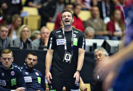 Coach Christian Berge of Norway during the men s IHF Handball World Championship WM Weltmeisterschaft Main Round Group 2 match between Norway and Hungary in Herning, Denmark, Wednesday, Jan. 23, 2019.. , Herning Jylland Denmark Copyright: HenningxBagger HenningxBaggerx COP104 spdk20190123-184944-L