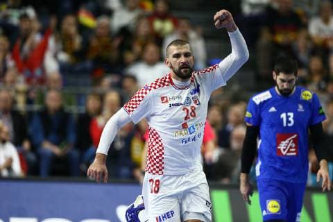 Zeljko Musa (Kroatien) jubelt, Frankreich vs Kroatien, IHF Maenner Handball Weltmeisterschaft, 23.01.2019 Fotograf Neis Eibner Frankreich vs Kroatien, IHF Maenner Handball Weltmeisterschaft, 23.01.2019 Köln Copyright: xEIBNER Alexander_Neisx EP_ANS