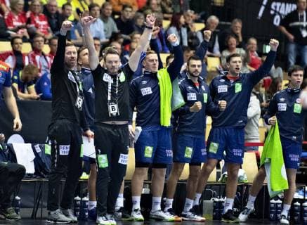 Coach Christian Berge of Norway during the men s IHF Handball World Championship WM Weltmeisterschaft Main Round Group 2 match between Norway and Hungary in Herning, Denmark, Wednesday, Jan. 23, 2019.. , Herning Jylland Denmark Copyright: HenningxBagger HenningxBaggerx COP104 spdk20190123-190640-L