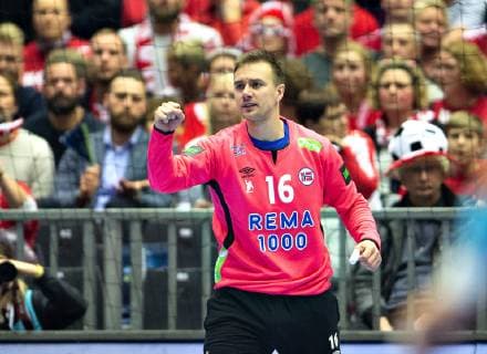 Goalkeeper Espen Christensen of Norway during the men s IHF Handball World Championship WM Weltmeisterschaft Main Round Group 2 match between Norway and Hungary in Herning, Denmark, Wednesday, Jan. 23, 2019.. , Herning Jylland Denmark Copyright: HenningxBagger HenningxBaggerx COP104 spdk20190123-191431-L