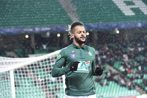 joie de lois diony (saint etienne) FOOTBALL : Saint Etienne vs Dijon - 16e de Finale de Coupe de France - 23 01 2019 FredericChambert Panoramic 