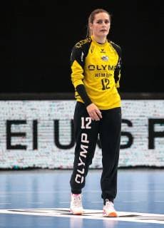 23.01.2019, Deutschland, Bietigheim, Handball Bundesliga Frauen 12. Spieltag, Saison 2018 2019 SG BBM Bietigheim vs. Thüringer HC: Dinah Eckerle (BBM) enttäuscht