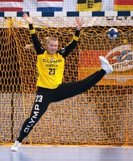 23.01.2019, Deutschland, Bietigheim, Handball Bundesliga Frauen 12. Spieltag, Saison 2018 2019 SG BBM Bietigheim vs. Thüringer HC: Valentyna Salamakha (BBM)