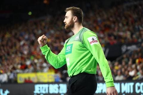 Andreas Wolf (Deutschland) jubelt, Deutschland vs Spanien, IHF Maenner Handball Weltmeisterschaft, 23.01.2019 Fotograf Neis Eibner Deutschland vs Spanien, IHF Maenner Handball Weltmeisterschaft, 23.01.2019 Köln Copyright: xEIBNER Alexander_Neisx EP_ANS