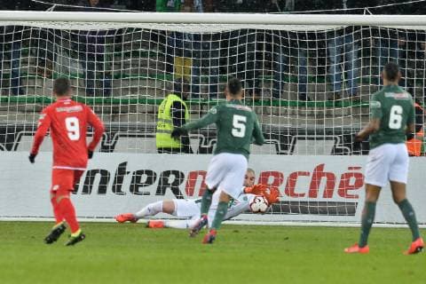 Stephane Ruffier (saint etienne) FOOTBALL : Saint Etienne vs Dijon - 16e de Finale de Coupe de France - 23 01 2019 FredericChambert Panoramic 