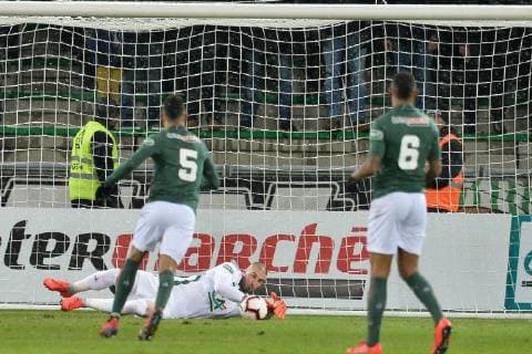 Stephane Ruffier (saint etienne) FOOTBALL : Saint Etienne vs Dijon - 16e de Finale de Coupe de France - 23 01 2019 FredericChambert Panoramic 