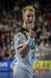 Koeln, Deutschland, 23.01.2019, IHF Handball WM 2019, Hauptrunde, Deutschland - Spanien, Matthias Musche (GER) gestikuliert, gestik ( DeFodi520
