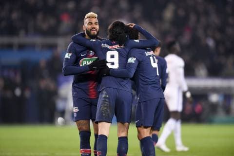 17 ERIC MAXIM CHOUPO MOTING (PSG) - JOIE FOOTBALL : Paris SG vs Strasbourg - Coupe de France - 23 01 2019 AnthonyBIBARD FEP Panoramic 