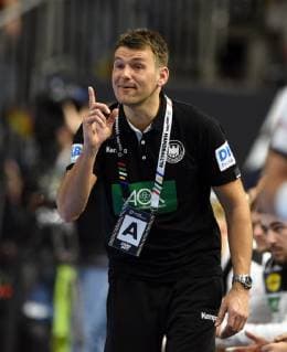 Handball Weltmeisterschaft 2019 Hauptrunde in Köln. Deutschland - Spanien 23.01.2019. Trainer Christian Prokop (Deut.).