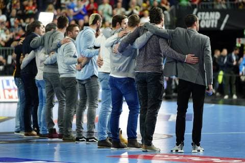 GER, IHF WM 2019, Deutschland (GER) vs Spanien (ESP) 23.01.2019, Lanxess Arena,Koeln, GER, IHF WM 2019, Deutschland (GER) vs Spanien (ESP), im Bild picture shows: die Weltmeister 2007