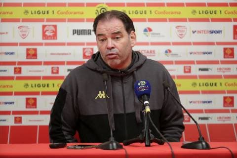 CONFERENCE DE PRESSE - STEPHANE MOULIN (ENTRAINEUR ANGERS) FOOTBALL : Nimes vs Angers - Ligue 1 Conforama - 23 01 2019 FEP Panoramic 