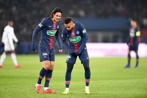 09 EDINSON CAVANI (PSG) - 10 NEYMAR JR (PSG) FOOTBALL : Paris SG vs Strasbourg - Coupe de France - 23 01 2019 AnthonyBIBARD FEP Panoramic 