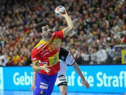 Ferran Sole (Spanien 49), Deutschland-Spanien, Handball-WM 2019 Koeln