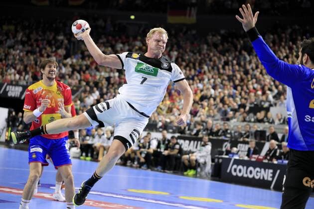 WIENCEK Patrick Team Deutschland Handball WM 2019 Hauptrunde Spiel Deutschland - Spanien in Koeln in der Lanxess Arena am 23. Januar 2019