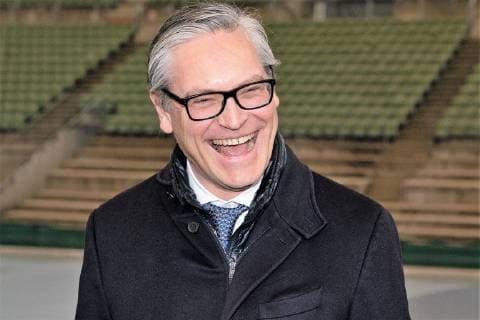Alexander Otto, Unternehmer ECE Projektmanagement und Mäzen - Portrait Porträt Startschuss für die Modernisierung des Rothenbaum Stadion - Projektpartner stellen Maßnahmen vor - Modernisierungsmaßnahmen für Tennis Gelände Hamburg Rotherbaum, Hamburg Hamburg Deutschland Center-Court-Restaurant Rothenba