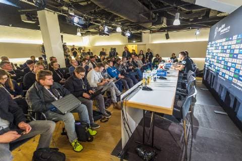 Hamburg, Deutschland 24. Januar 2019: WM 2019 Männer - Halbfinale - Deutschland Pressekonferenz Pressekonferenz in Hamburg Hamburg Barclaycard Arena Deutschland