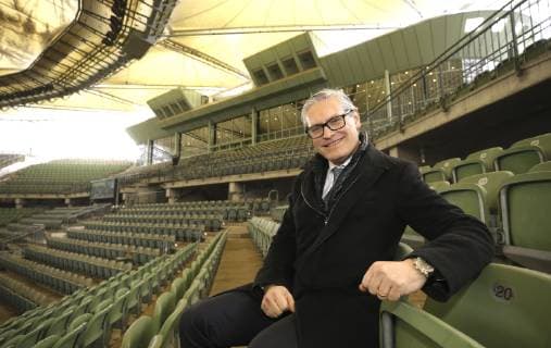 Unternehmer und Tennis Mäzen Alexander Otto Tennis Stadion Rothenbaum, Pressekonferenz zur Modernisierung beim Club an der Alster am Do. 24.01.2019