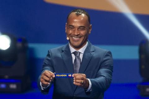 Sorteio Copa America RIO DE JANEIRO, RJ - 24.01.2019: SORTEIO COPA AMERICA - Ecuador Ball during Group draw for the 46th edition of the Copa América men& 39;s soccer, held in the City of the Arts irra da Tijuca, western zone one of Rio de Janeiro, RJ. The tournament takes place from June 14 to July 7. The competition will have, besides Rio de Janeiro, four other host cities (Belo Horizonte, Porto Alegre, Salvador and São Paulo). (Photo: Celso Pupo Fotoarena) x1669898x  CelsoxPupo