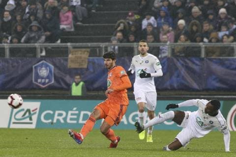 Martin Terrier (OL) FOOTBALL : Amiens SC Vs Olympique Lyonnais - Coupe de France - 1 16eme finale - 24 01 2019 MichaelBaucher Panoramic 