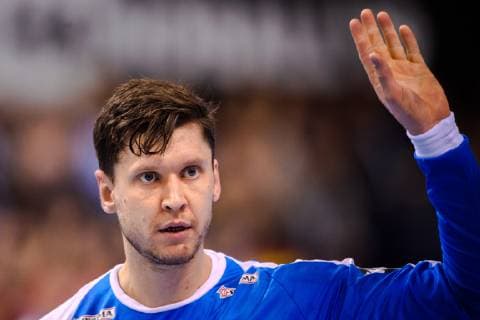 190125 Goalkeeper Niklas Landin of Denmark during the IHF World Handball Championship match between Denmark and France on January 25, 2019 in Hamburg. Photo: Ludvig Thunman BILDBYRN kod LT 35584 Copyright: LUDVIGxTHUNMAN BB190125LT016