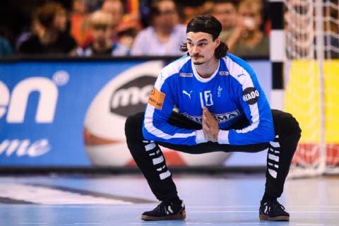 Sport Bilder des Tages 190125 Goalkeeper Jannick Green of Denmark during the IHF World Handball Championship match between Denmark and France on January 25, 2019 in Hamburg. Photo: Ludvig Thunman BILDBYRN kod LT 35584 Copyright: LUDVIGxTHUNMAN BB190125LT021