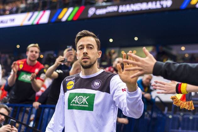 Hamburg, Deutschland 25. Januar 2019: WM 2019 Männer - Halbfinale - Deutschland vs. Norwegen Patrick Groetzki (Deutschland Rhein-Neckar Loewen) Hamburg Barclaycard Arena Deutschland