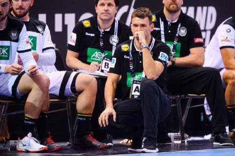 Sport Bilder des Tages 190125 Christian Prokop, head coach of Germany, during the IHF World Handball Championship match between Germany and Norway on January 25, 2019 in Hamburg. Photo: Ludvig Thunman BILDBYRN kod LT 35585 Copyright: LUDVIGxTHUNMAN BB190125LT072