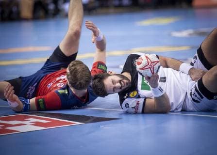 Tim Suton of Germany during the men s IHF Handball World Championship WM Weltmeisterschaft semifinal between Germany-Norway in Hamburg , Germany, on Friday, Jan. 25, 2019.. , Hamburg Tyskland Copyright: Scanpix LiselottexSabroex COP119 spdk20190125-211722-L