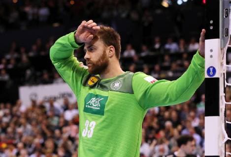 Torwart Andreas Wolff Aktion Oberkoerper Oberkörper Handball Weltmeisterschaft WM Herren Halbfinale Saison 2018 2019 25.01.2019 Deutschland GER DHB vs. Norwegen NOR