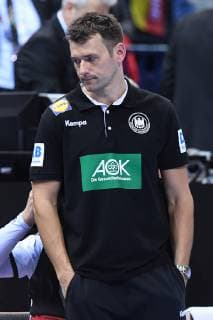 Handball-WM Halbfinale Deutschland - Norwegen am 25.01.2019 in der Barclaycard Arena in Hamburg Christian Prokop ( Trainer Deutschland ) enttäuscht