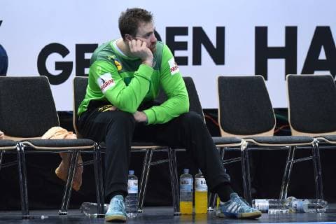 Handball-WM Halbfinale Deutschland - Norwegen am 25.01.2019 in der Barclaycard Arena in Hamburg Andreas Wolff ( Deutschland ) enttäuscht nach dem Spielende