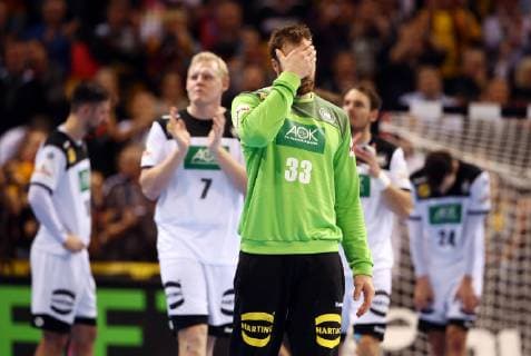 Torwart Andreas Wolff enttäuscht nach Spielende Enttäuschung Handball Weltmeisterschaft WM Herren Halbfinale Saison 2018 2019 25.01.2019 Deutschland GER DHB vs. Norwegen NOR