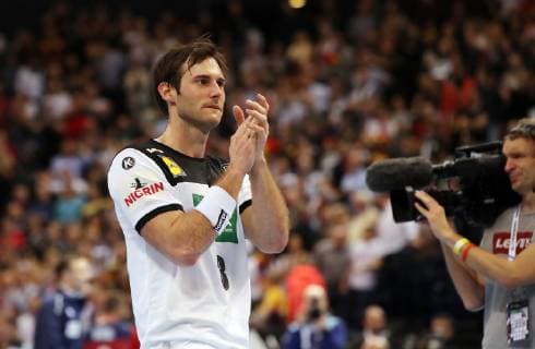 Uwe Gensheimer enttäuscht nach Spielende Enttäuschung Handball Weltmeisterschaft WM Herren Halbfinale Saison 2018 2019 25.01.2019 Deutschland GER DHB vs. Norwegen NOR