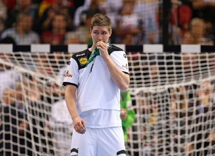 25.01.2019, Handball IHF Weltmeisterschaft Dänemark und Deutschland 2019, Halbfinale, Deutschland - Norwegen, in der Barclaycard Arena Hamburg. Finn Lemke (Deutschland) enttäuscht
