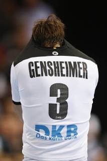 Hamburg, Deutschland, Hallenhandball - WM in Hamburg Halbfinale Deutschland : Norwegen am 25. 01. 2019 in der Barclaycard Arena in Hamburg Uwe Gensheimer (GER 3)