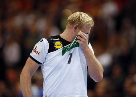 Hamburg, Deutschland, Hallenhandball - WM in Hamburg Halbfinale Deutschland : Norwegen am 25. 01. 2019 in der Barclaycard Arena in Hamburg Patrick Wiencek (GER 7)