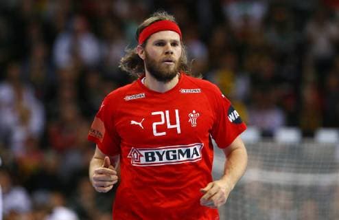 Mikkel Hansen Aktion Oberkoerper Oberkörper Handball Weltmeisterschaft WM Herren Halbfinale Saison 2018 2019 25.01.2019 Dänemark DEN vs. Frankreich FRA