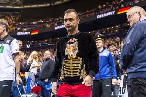 Hamburg, Deutschland 25. Januar 2019: WM 2019 Männer - Halbfinale - Deutschland vs. Norwegen DHB Vize-Praesident Bob Hanning (Deutschland) Hamburg Barclaycard Arena Deutschland