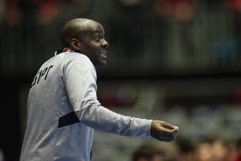 Coach David Davis of Egypt during the men s IHF Handball World Championship WM Weltmeisterschaft placement match 7-8 between Spain and Egypt in Herning, Denmark, Saturday, Jan. 26, 2019.. , Herning Denmark Copyright: BoxAmstrup BoxAmstrupx COP105 spdk20190126-190532-L