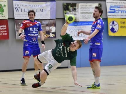 26.01.2019 - Handball - Saison 2018 2019 - Testspiel - Freundschaftsspiel : HC Erlangen HCE - Rimpar Wölfe - OGo - Michael Haaß Haass (13, HC Erlangen HCE ) Patrick Gempp (13, DJK Rimpar Wölfe ) Dominik Mappes (22, HC Erlangen HCE )