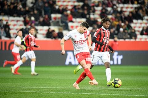 23 ANTHONY BRIANCON (NIM) FOOTBALL : Nice vs Nimes - Ligue 1 Conforama - 26 01 2019 FEP Panoramic 