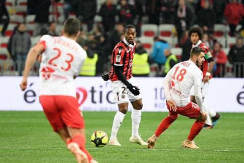 25 WYLAN CYPRIEN (NICE) FOOTBALL : Nice vs Nimes - Ligue 1 Conforama - 26 01 2019 FEP Panoramic 