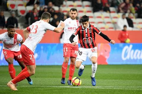 20 YOUCEF ATAL (NICE) FOOTBALL : Nice vs Nimes - Ligue 1 Conforama - 26 01 2019 FEP Panoramic 