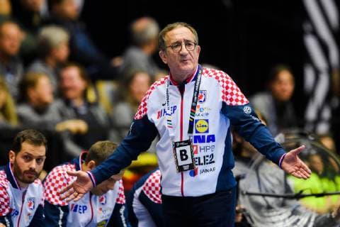 Handball, WM, Spiel um Platz 5, Kroatien - Schweden 190126 Lino Cervar, head coach of Croatia during the IHF World Handball Championship placement match between Croatia and Sweden on January 26, 2019 in Herning. Photo: Ludvig Thunman BILDBYRN kod LT 35586 Copyright: LUDVIGxTHUNMAN BB190126LT005
