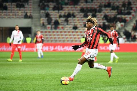 07 ALLAN SAINT MAXIMIN (NICE) FOOTBALL : Nice vs Nimes - Ligue 1 Conforama - 26 01 2019 FEP Panoramic 