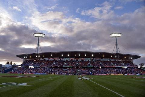 26th January 2019, FMG Stadium Waikato, Hamilton, New Zealand; HSBC Rugby Sevens, Day 1; General View of the FMG Stadium Waikato  ActionPlus12100079 RaghavanxVenugopal