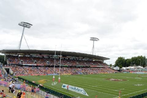 26th January 2019, FMG Stadium Waikato, Hamilton, New Zealand; HSBC Rugby Sevens, Day 1; General view of the FMG Stadium Waikato  ActionPlus12100064 RaghavanxVenugopal